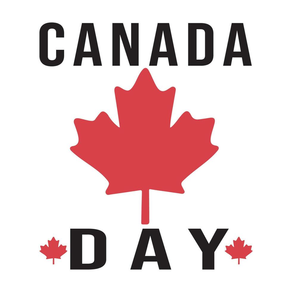 Celebrate Canada Day T shirt Design Print vector