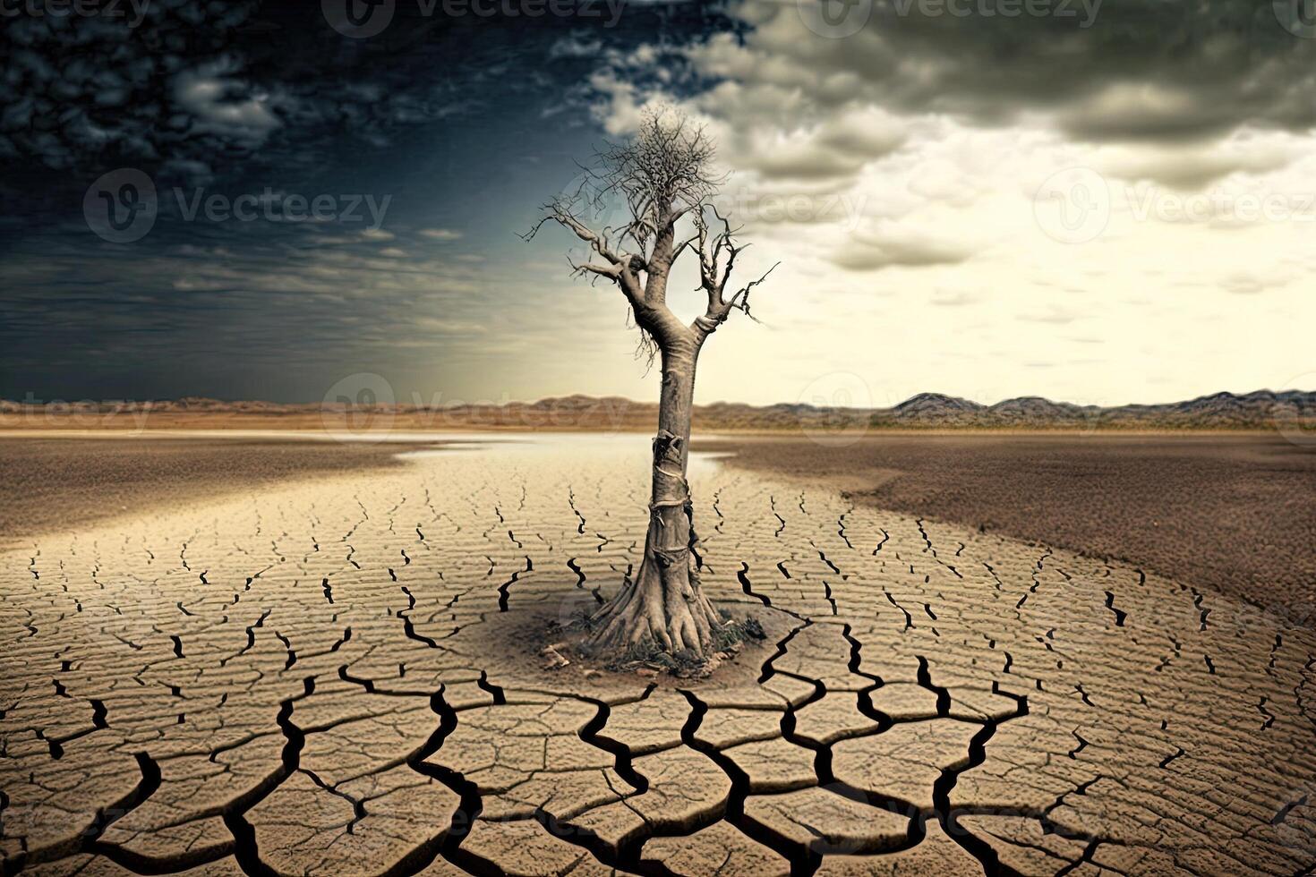 World Day To Combat, desertification and drought illustration photo