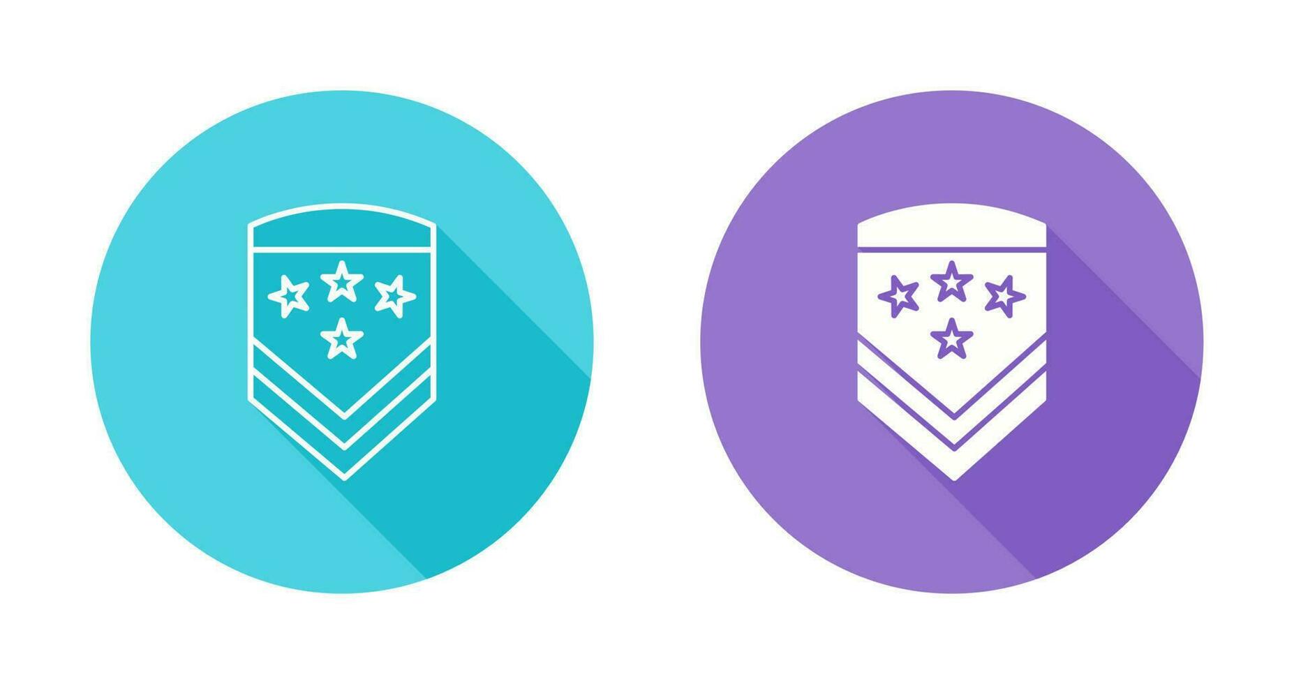 Military Badge Vector Icon