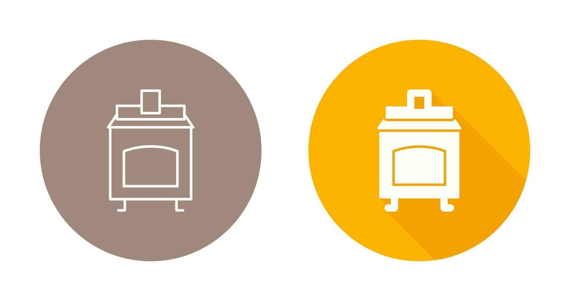 Coal Furnace Vector Icon
