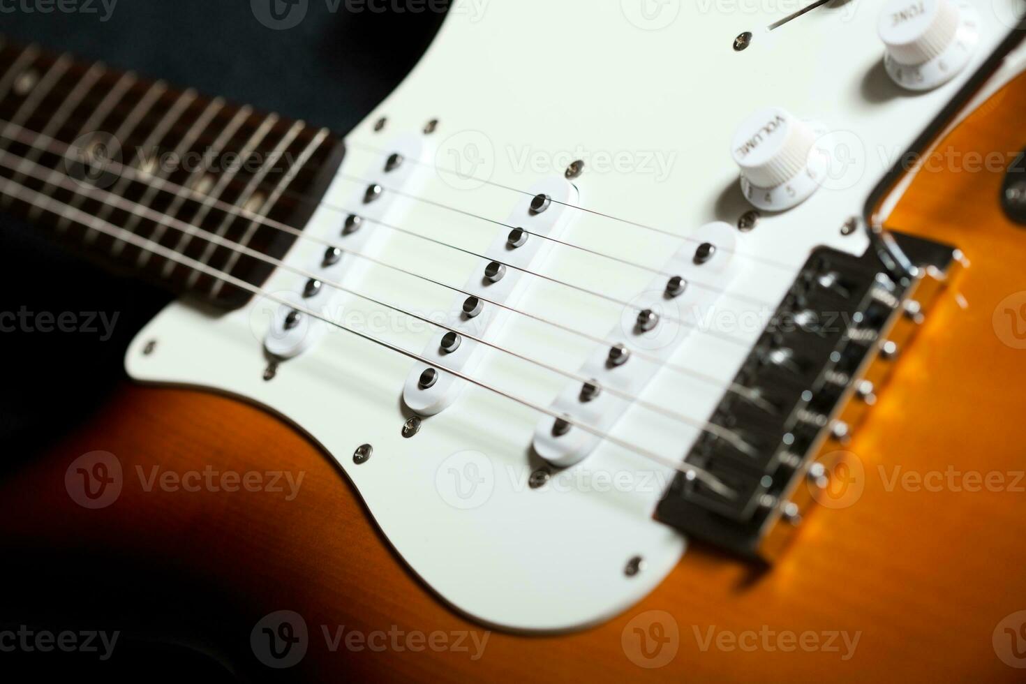 Closeup of a guitar photo