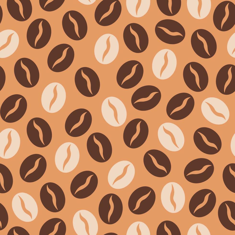 Coffee Beans Seamless Pattern vector