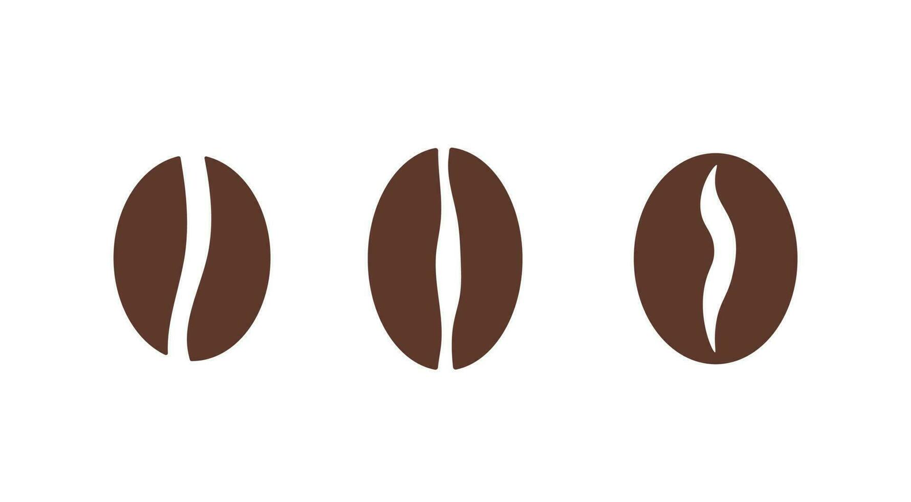 Coffee Bean Vector Set