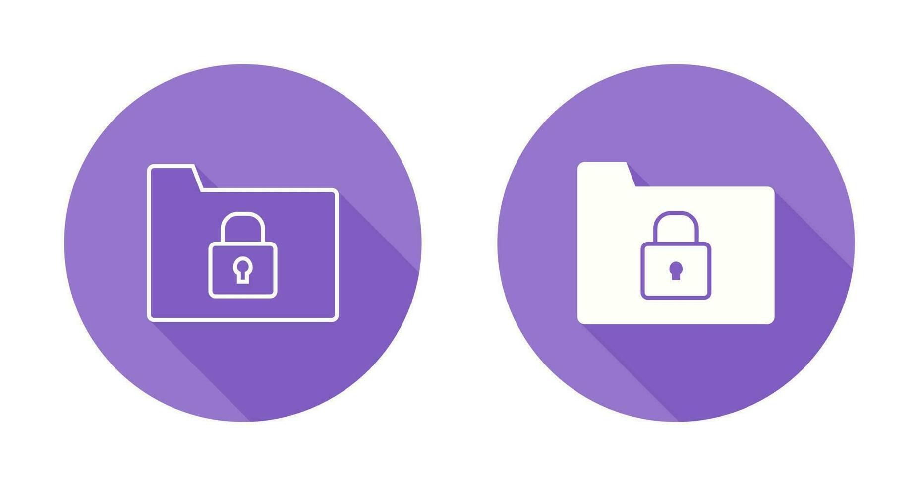 Secure Folder Vector Icon