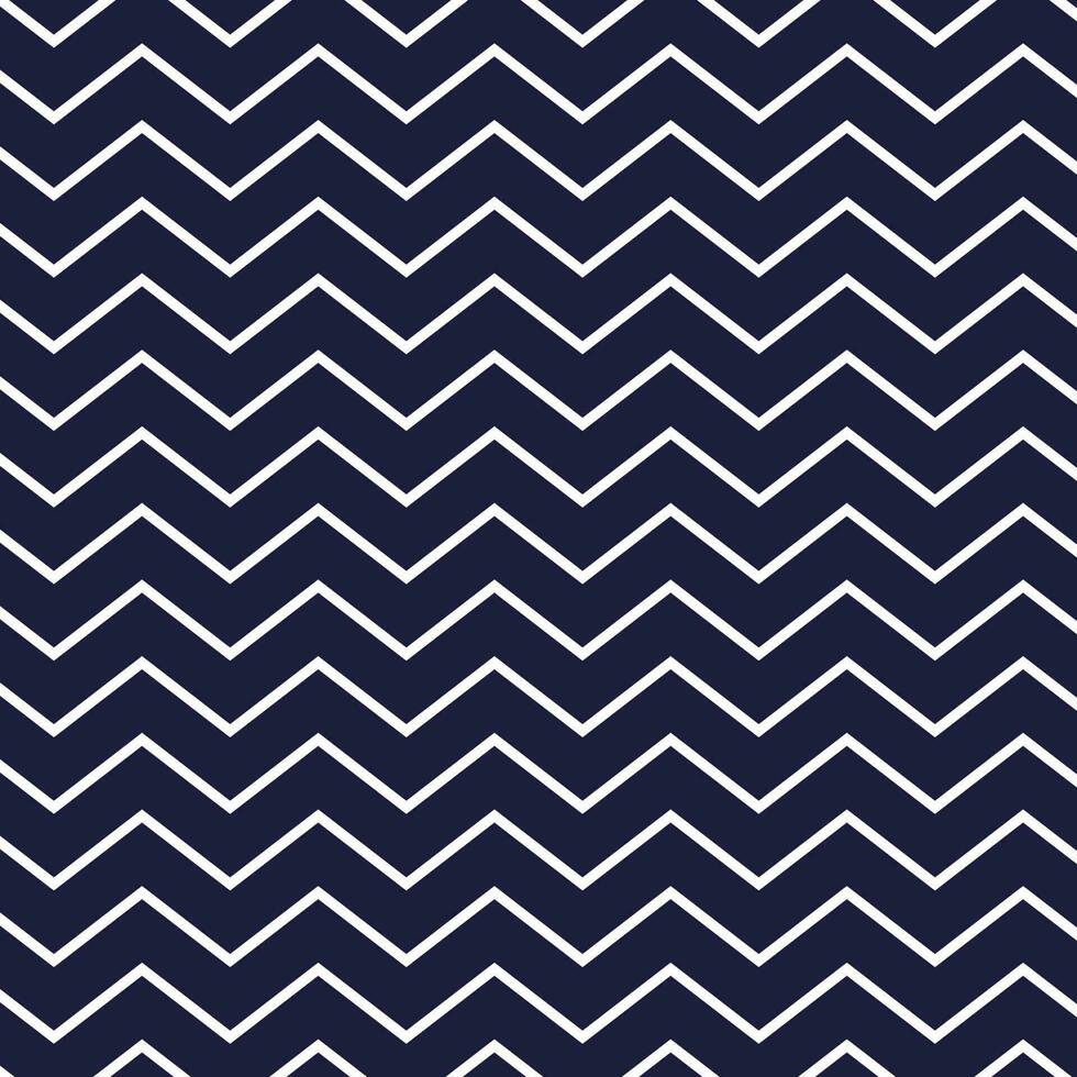 Blue and white chevron seamless pattern. Vector background.