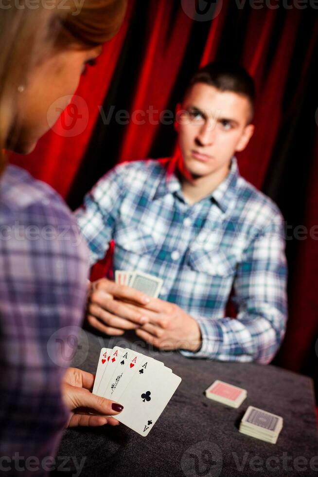 A poker game photo