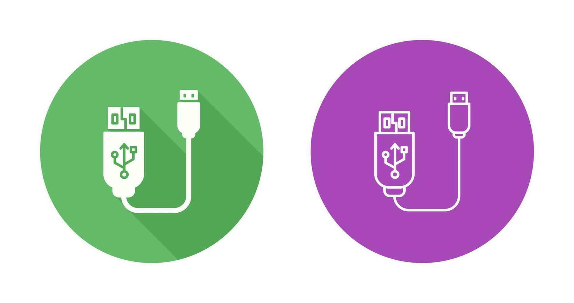 Usb Cable Vector Icon