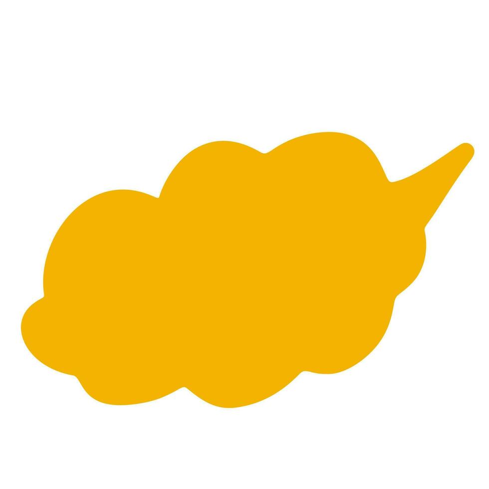 yellow Bubble speech vector