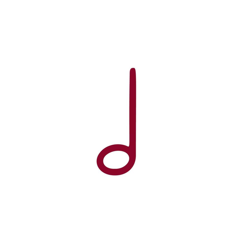 Note one second, music vector
