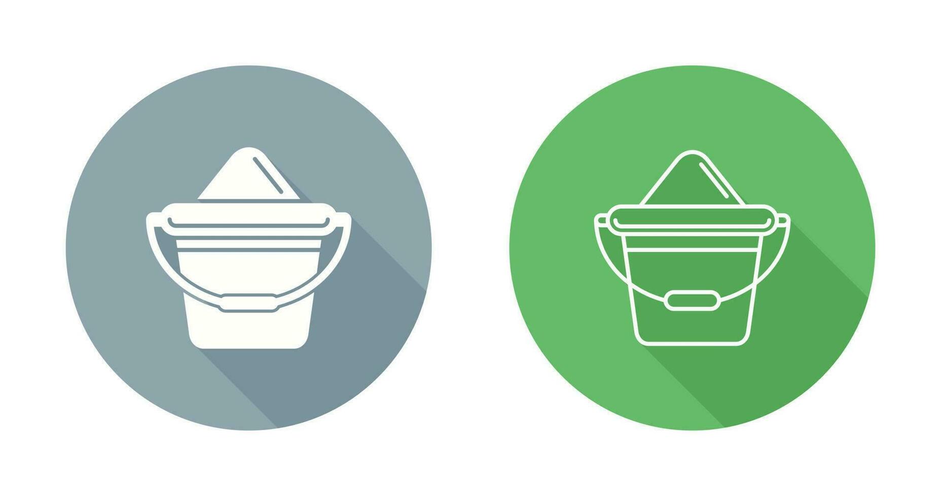 Sand Bucket Vector Icon