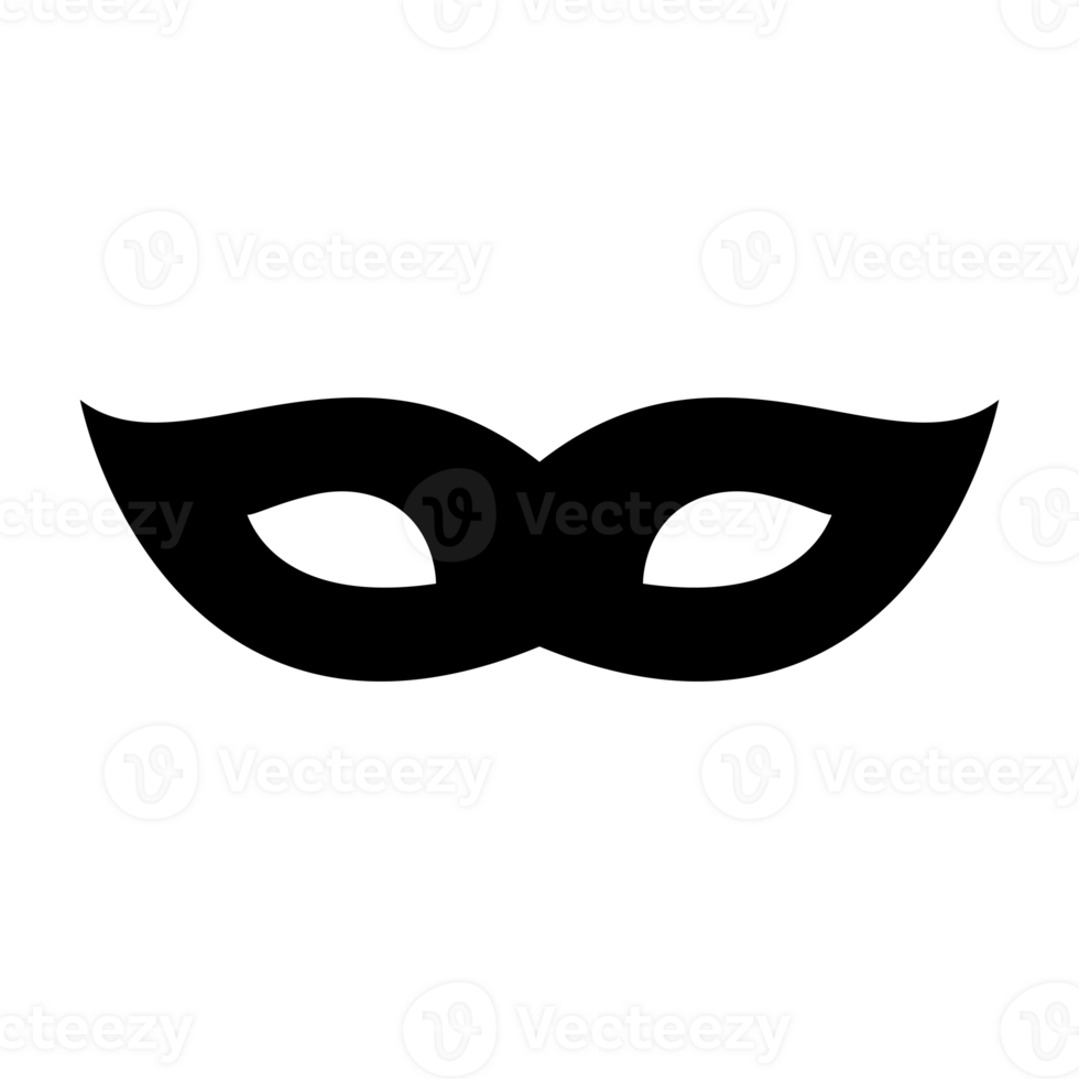 black carnival mask png