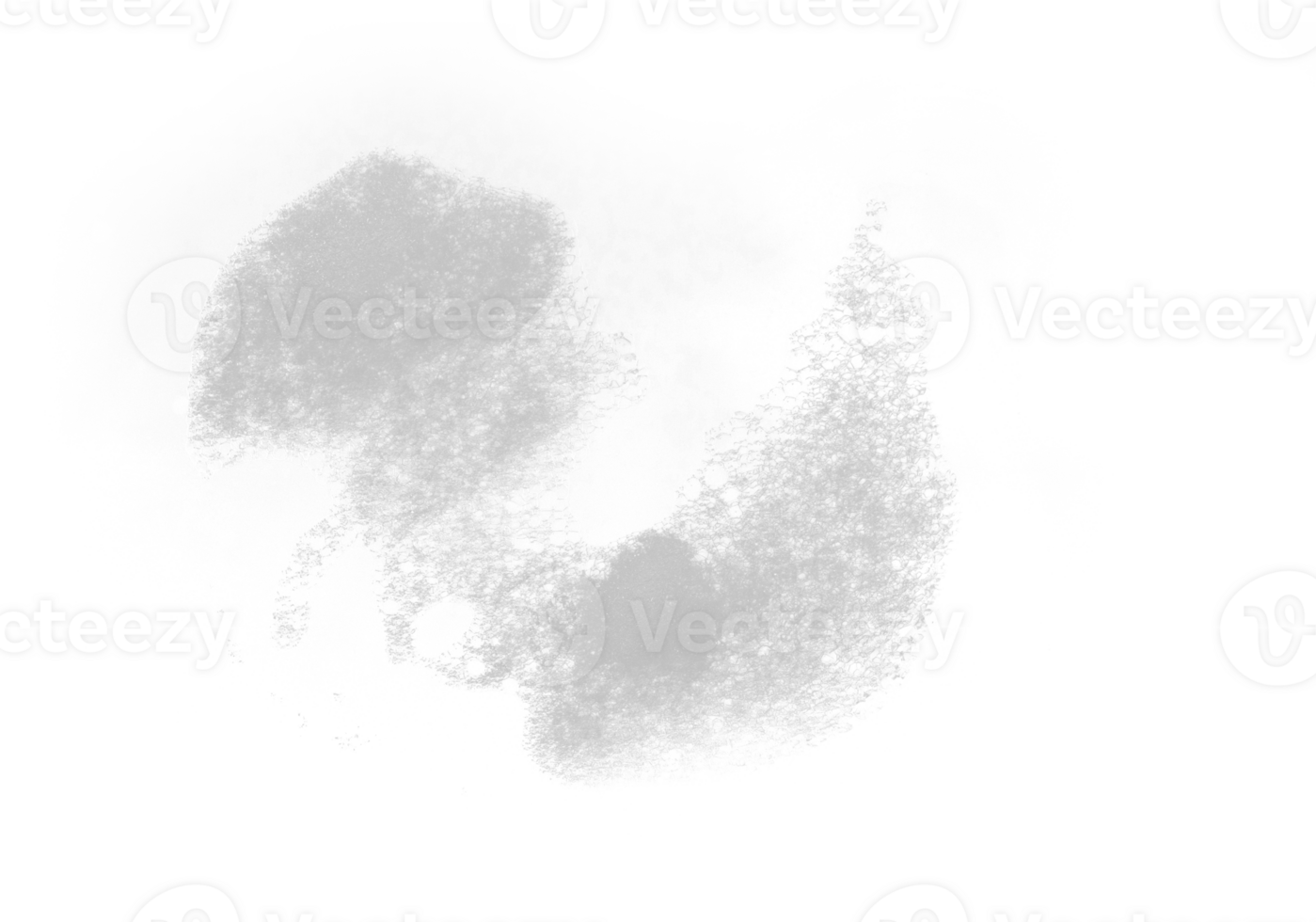 white soap foam isolated png