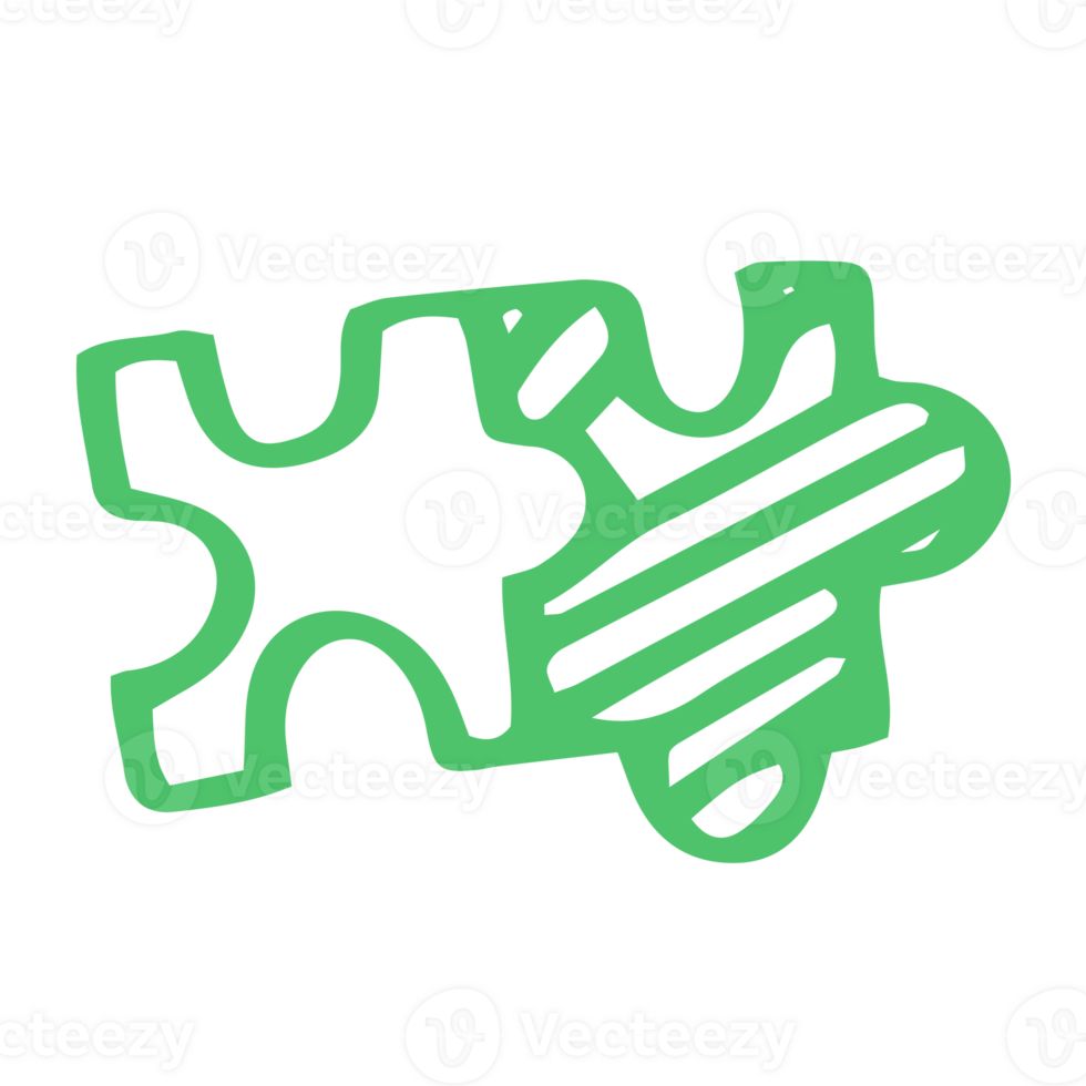 drawn puzzle element png