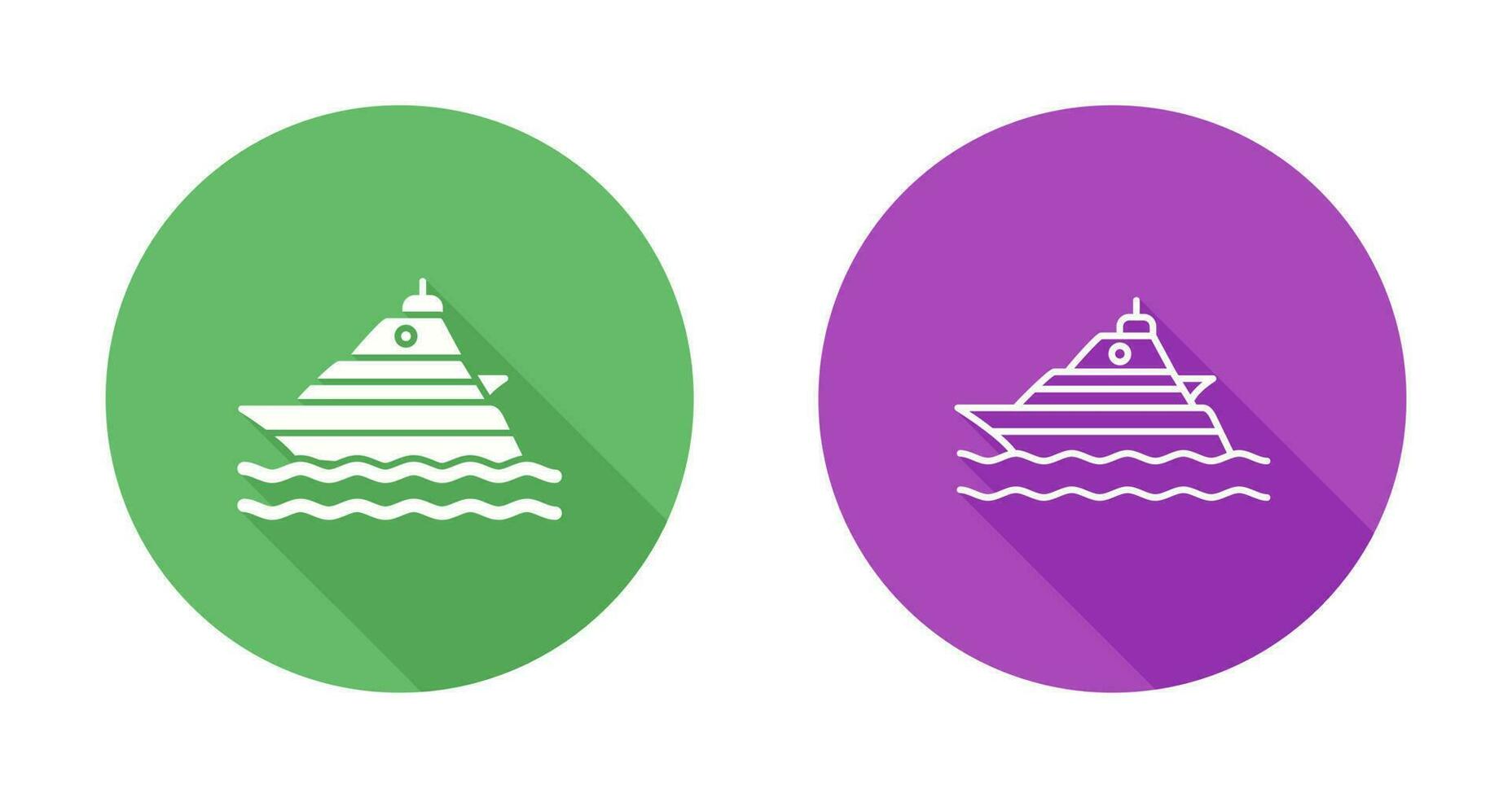 Yacht Vector Icon