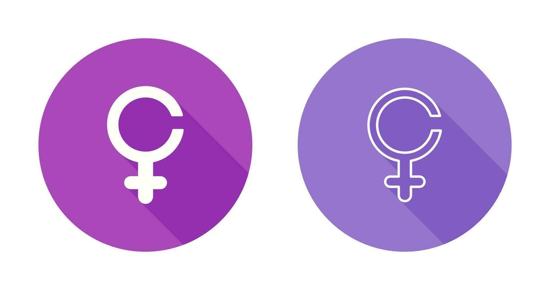 Female Sign Vector Icon