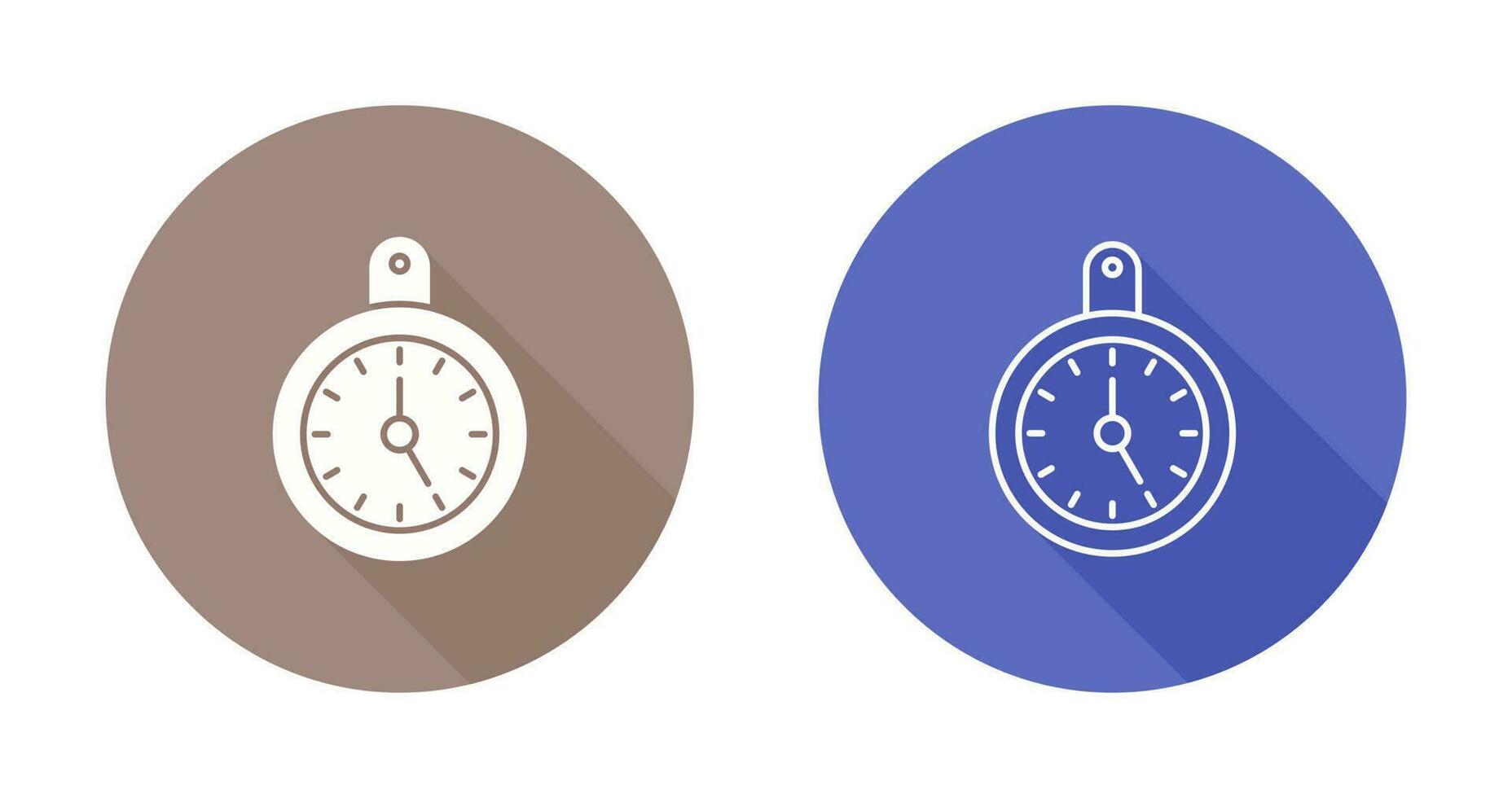 Wall Clock Vector Icon