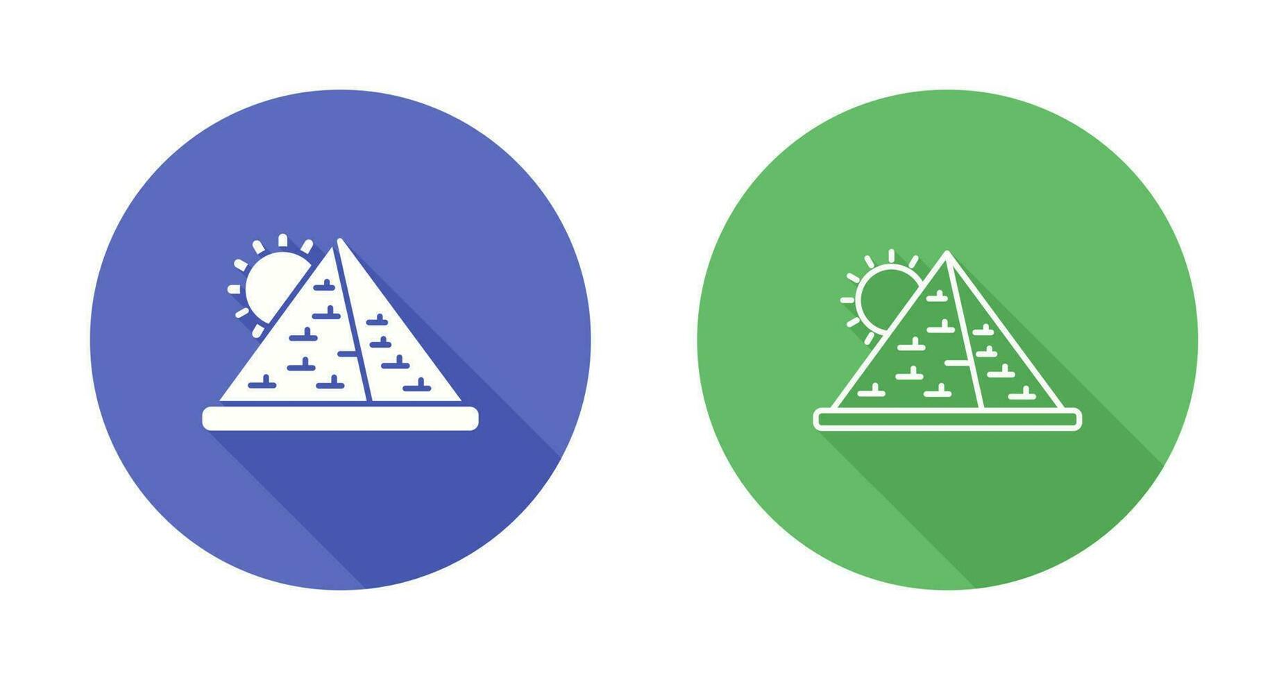 Pyramid Vector Icon