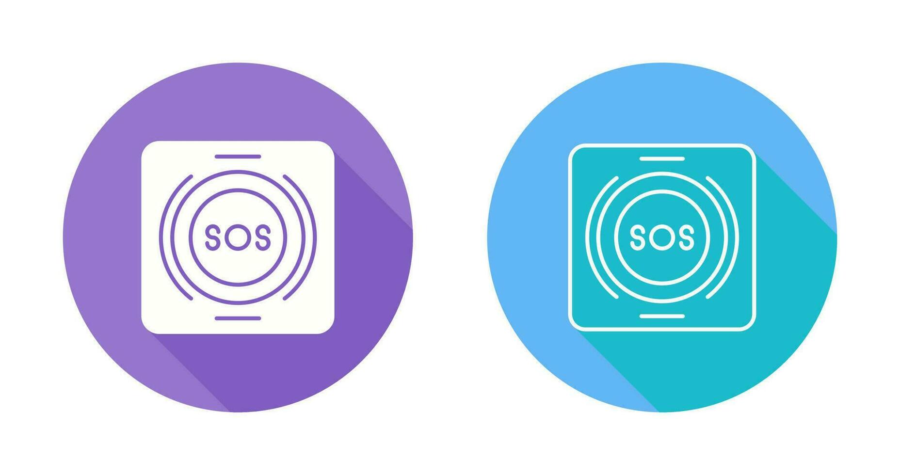 Emergency Button Vector Icon