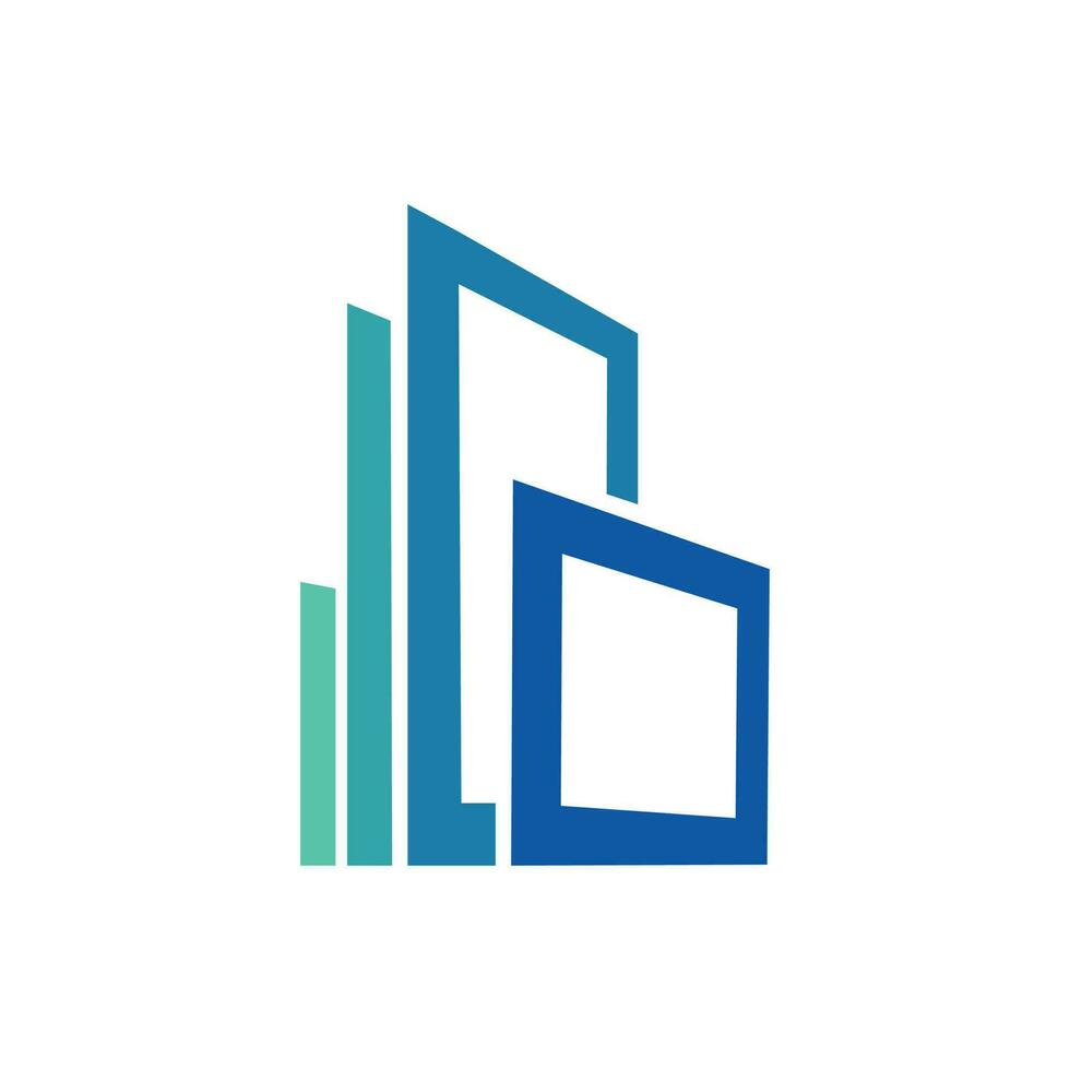Office building creative logo vector