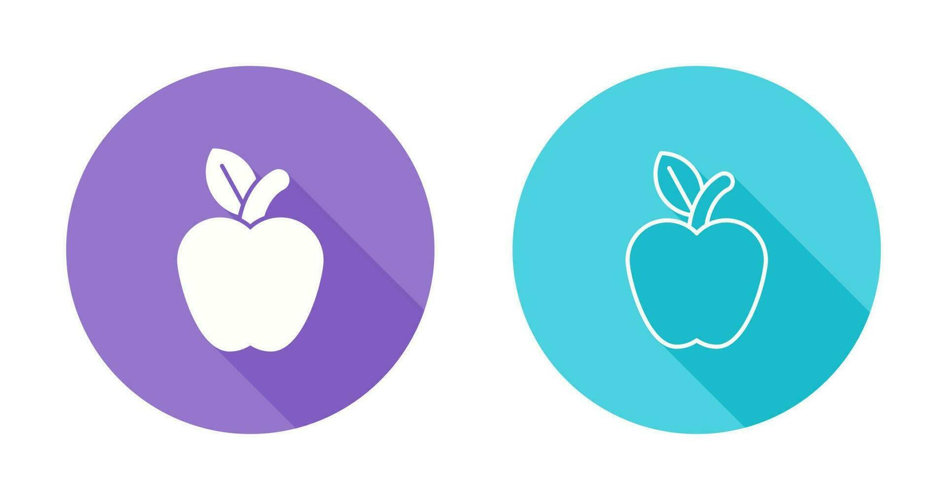 icono de vector de manzana