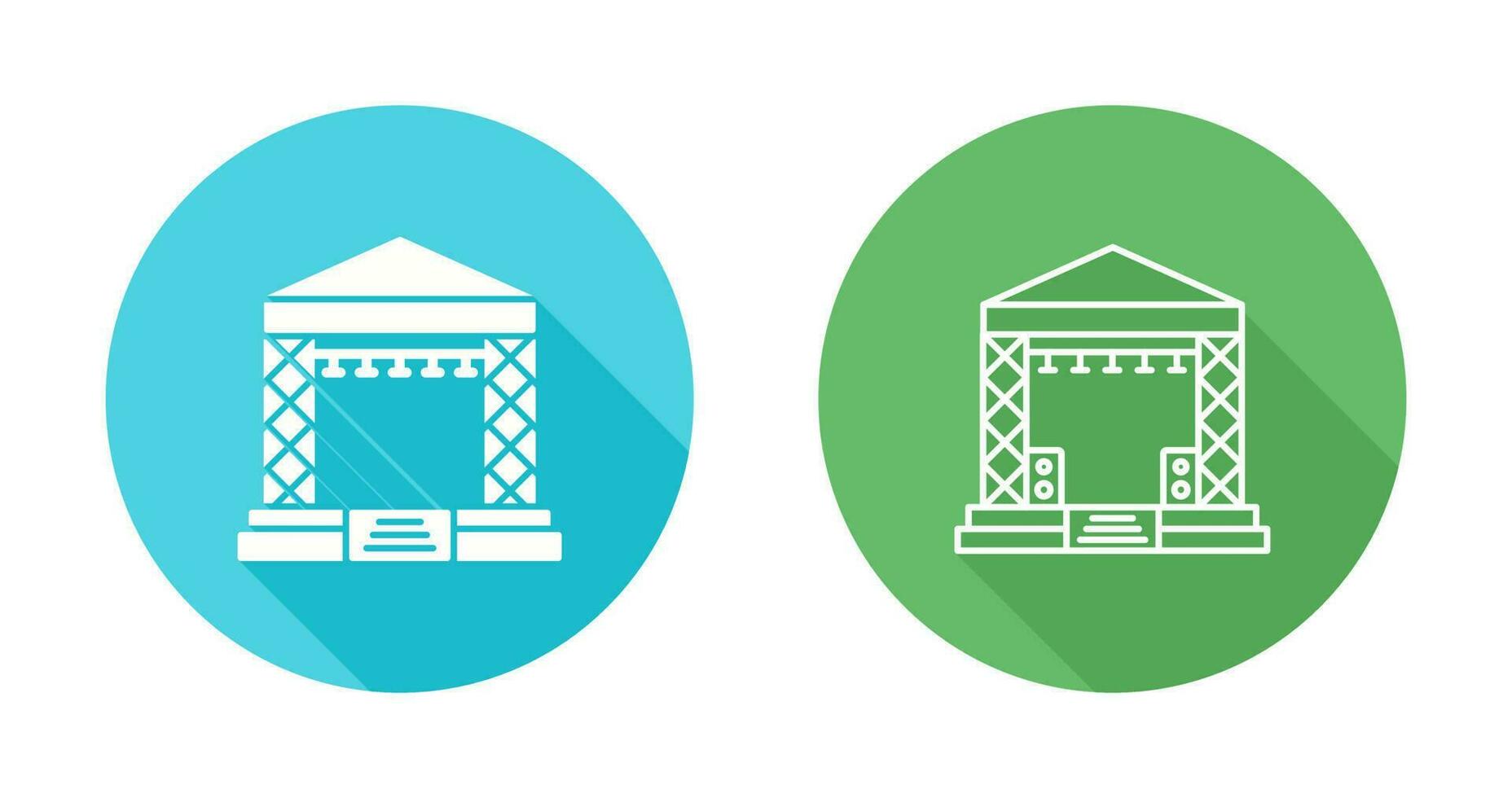 Stage Vector Icon