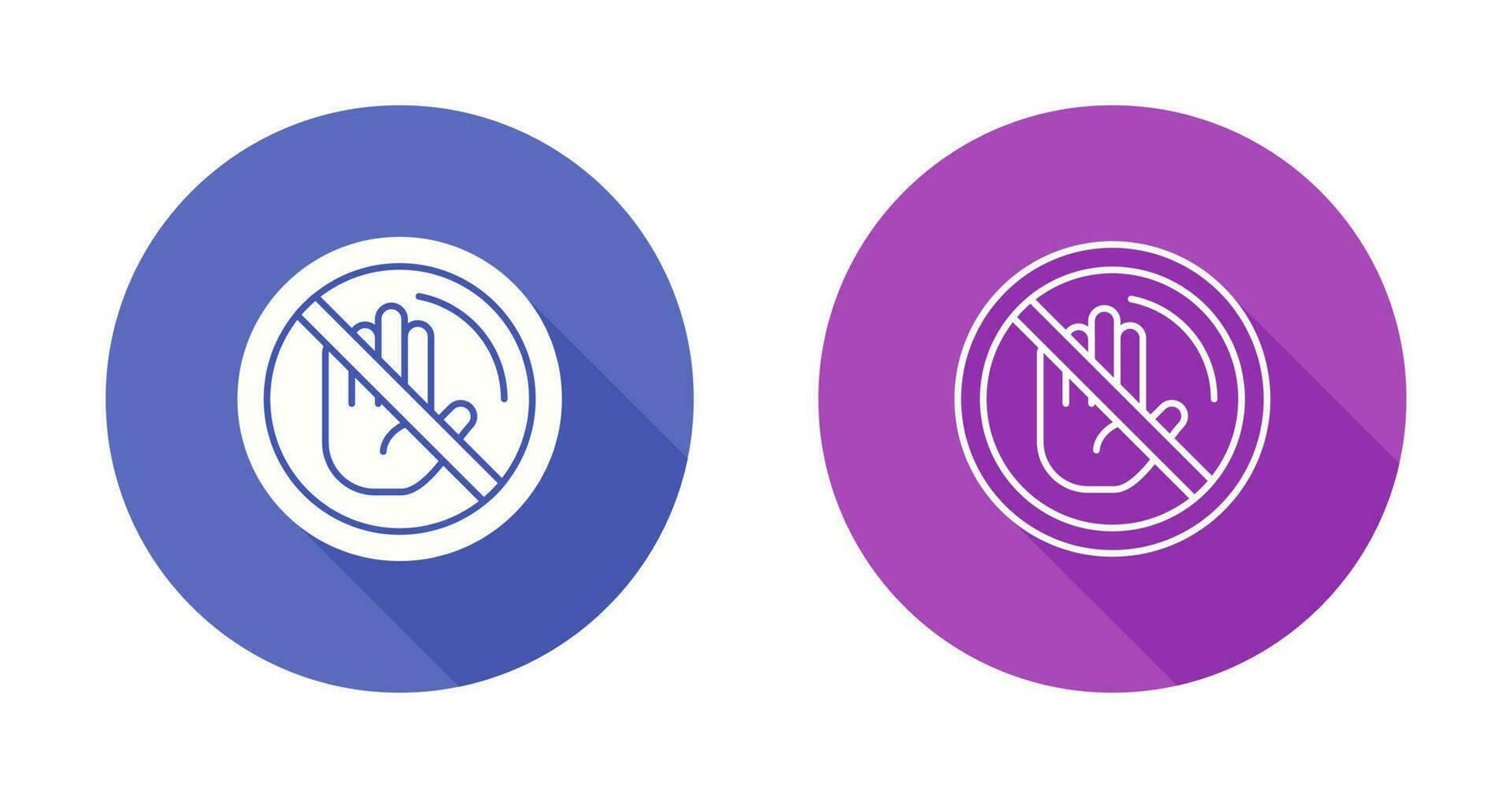 No Passing Vector Icon