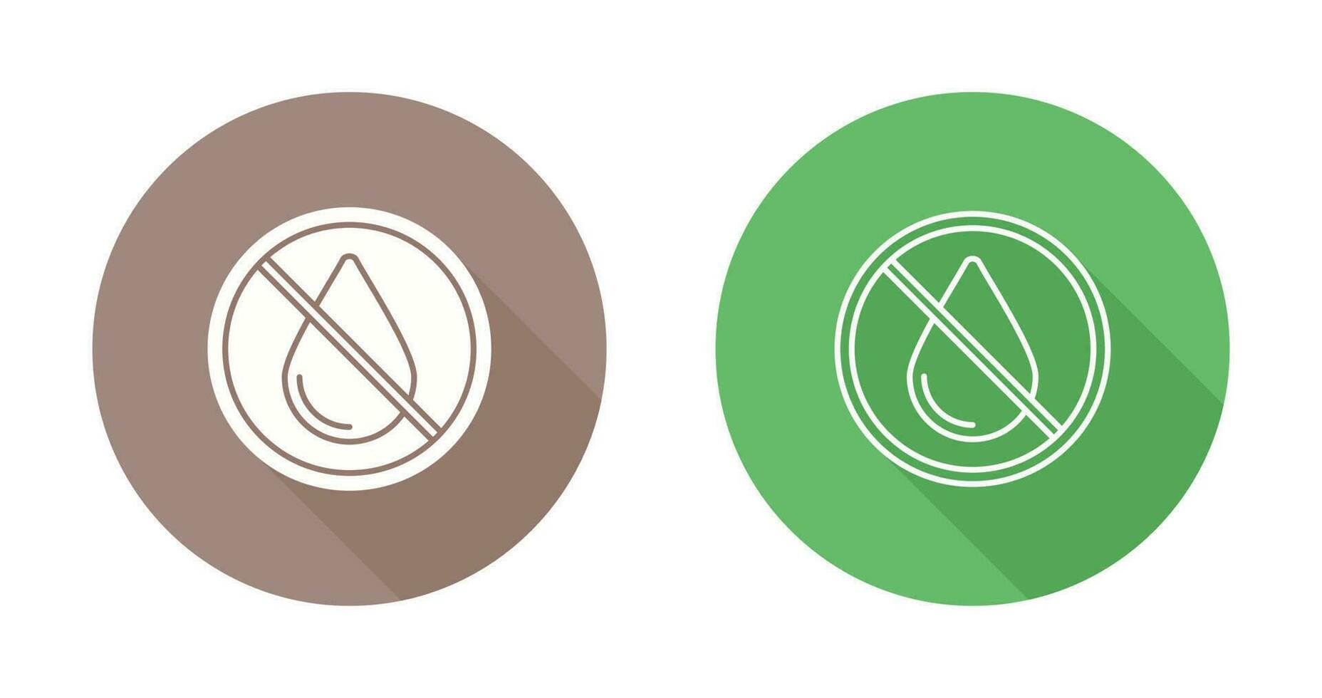 No Water Vector Icon