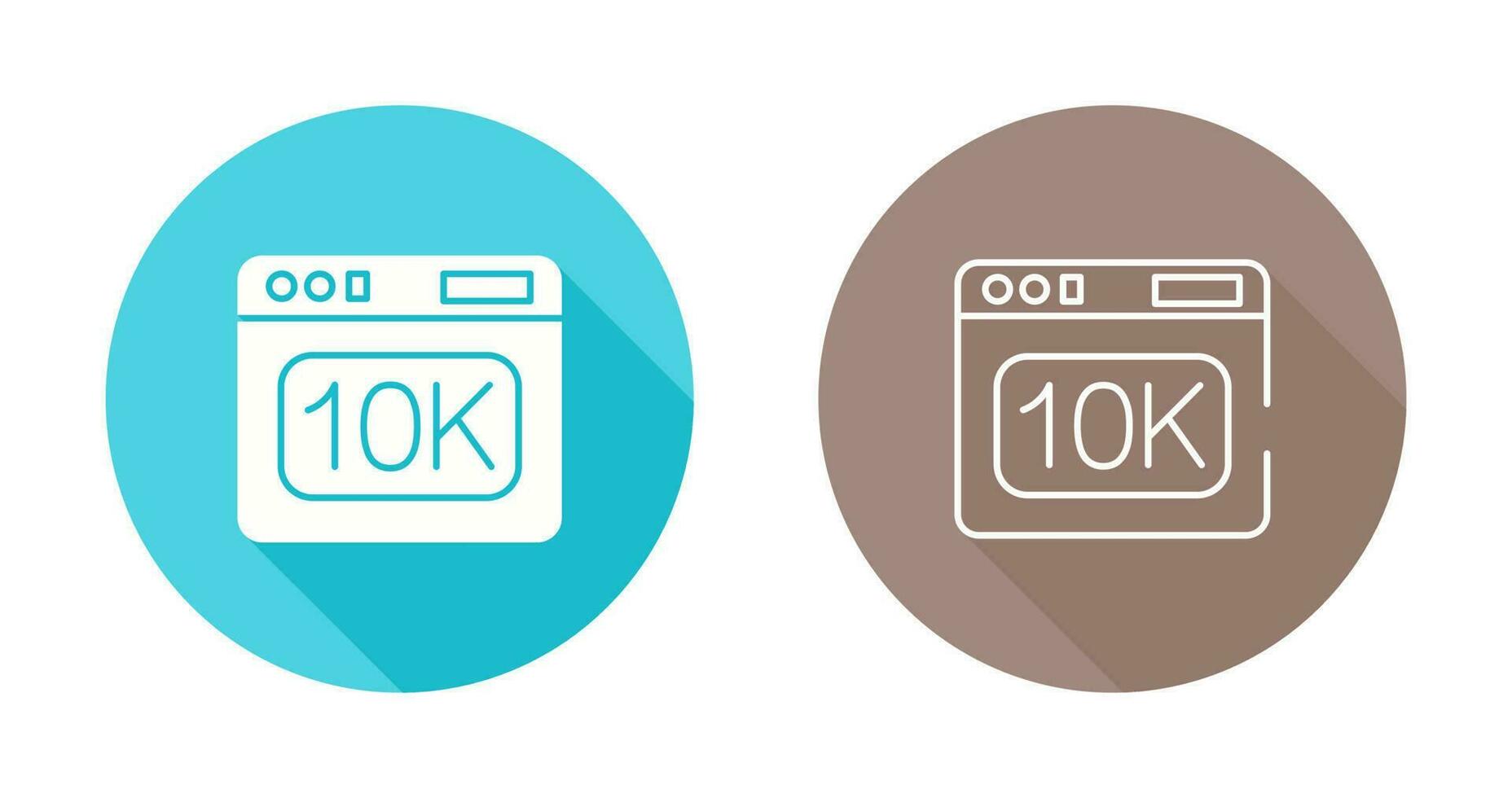 10k Vector Icon