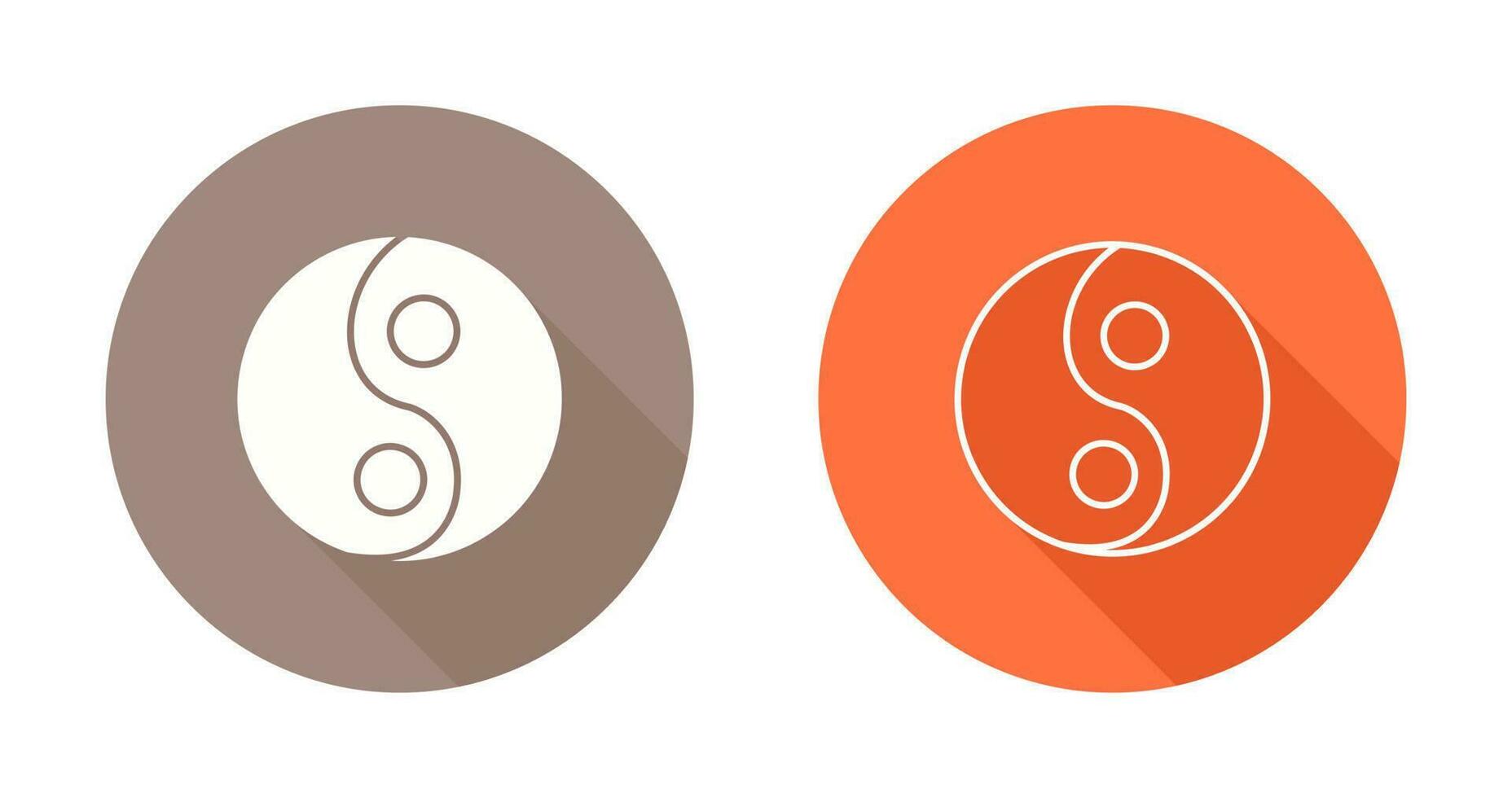 Yin Yang Vector Icon