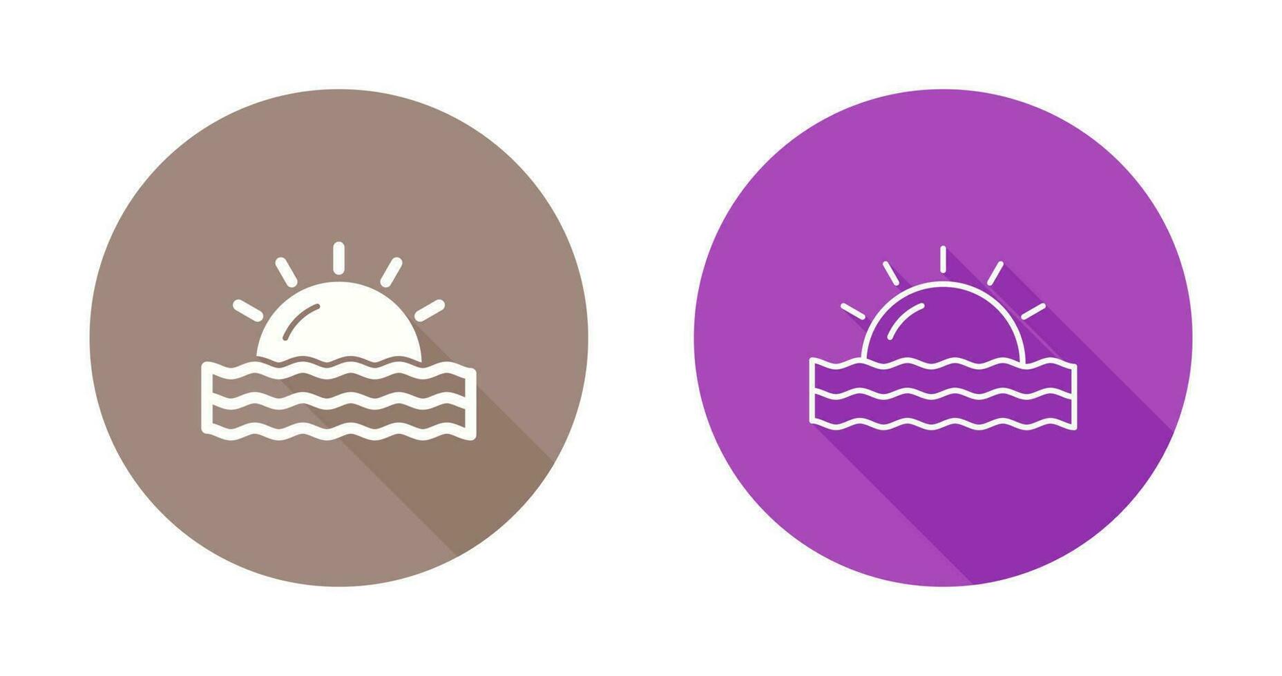 Sunset Vector Icon