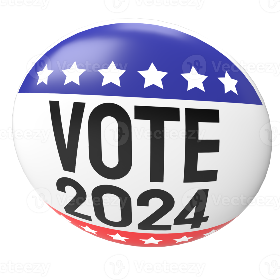 The Vote Pedro 2024 Pin Badge png