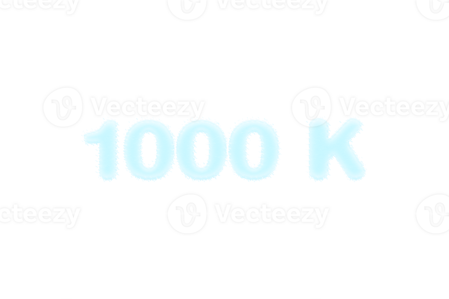 1000 k subscribers celebration greeting Number with frozen design png