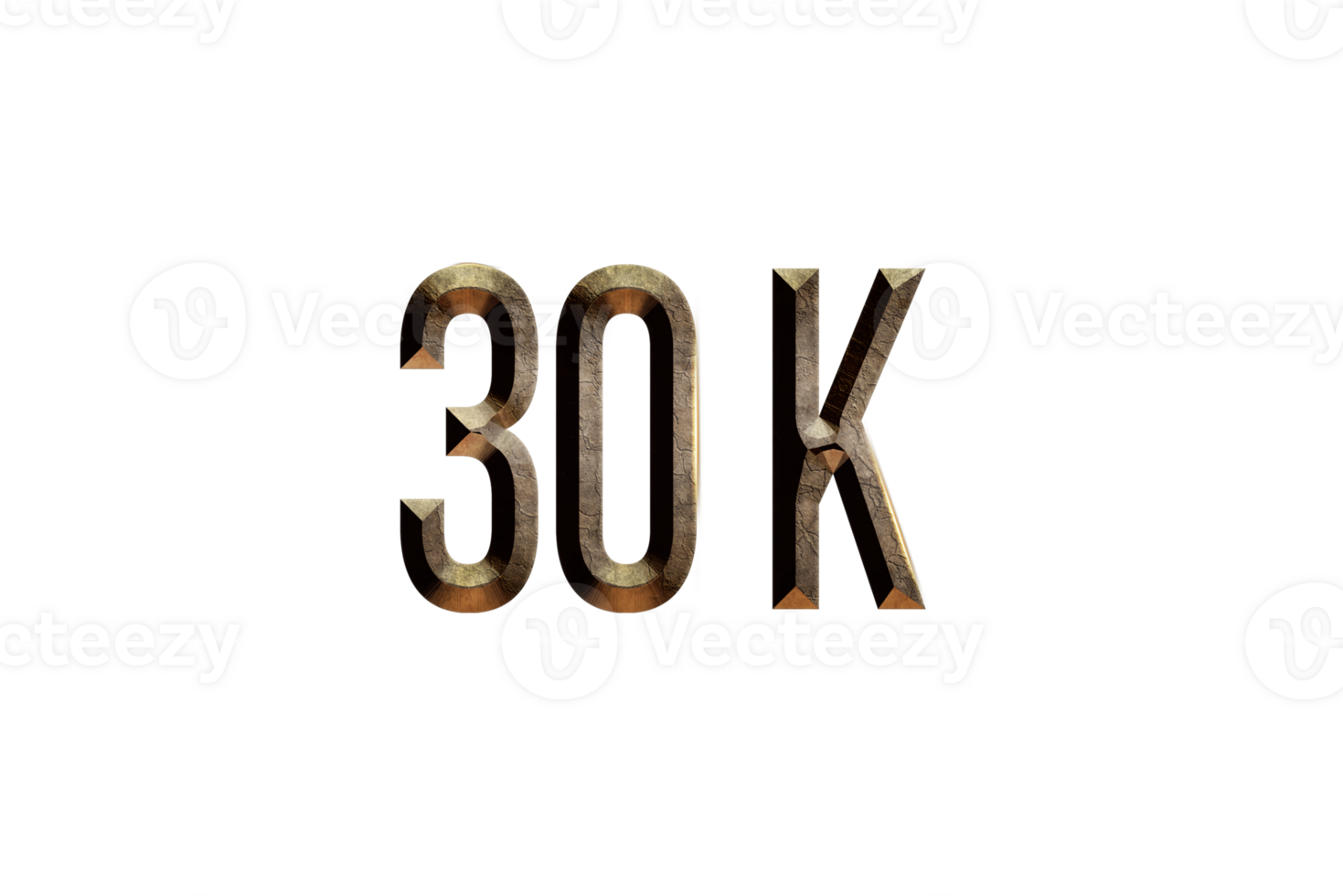 30 k subscribers celebration greeting Number with historical design png