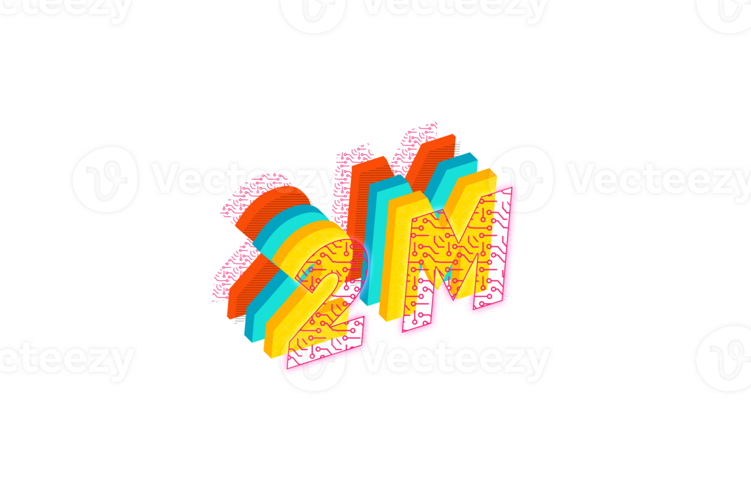 20 million subscribers celebration greeting Number with cutting design png
