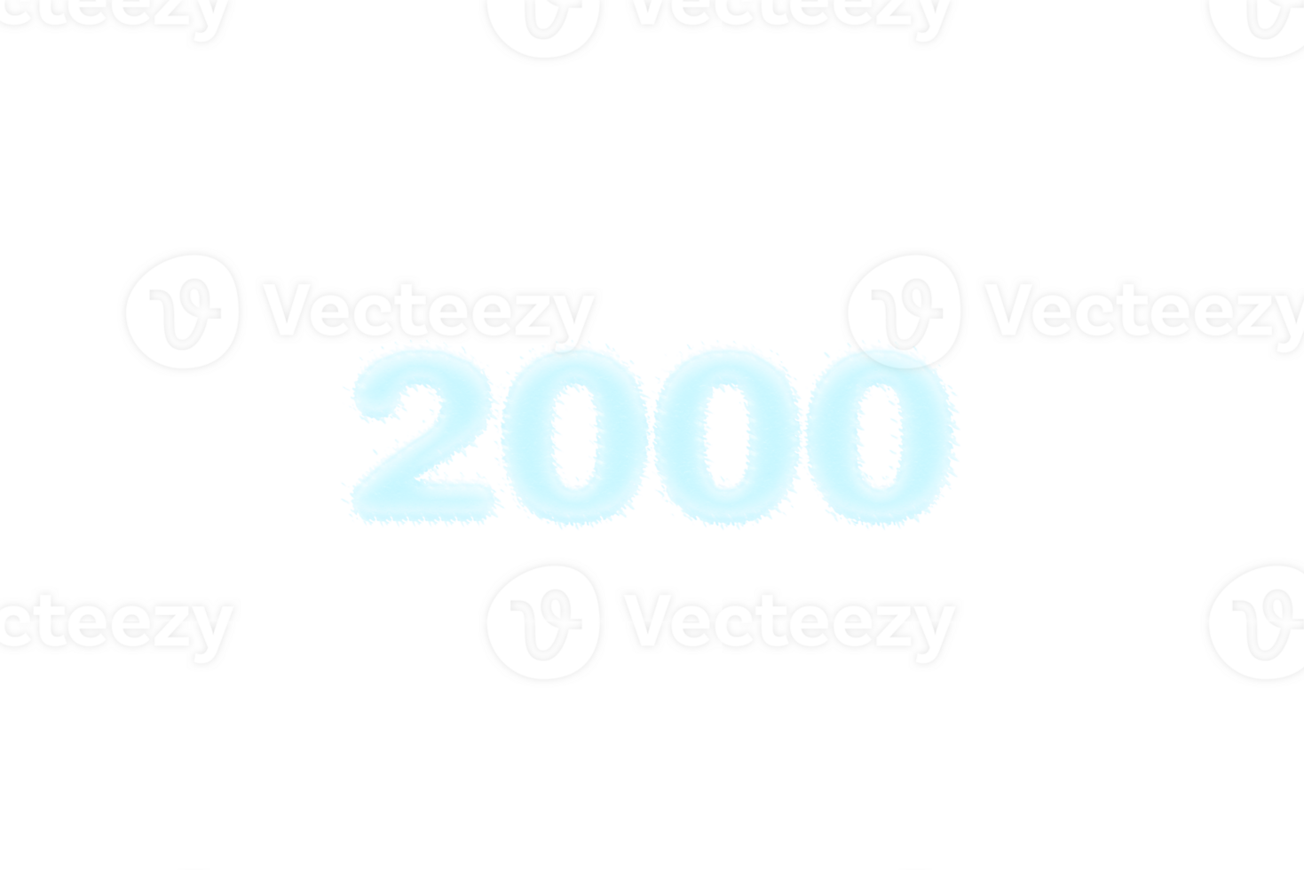 2000 subscribers celebration greeting Number with frozen design png