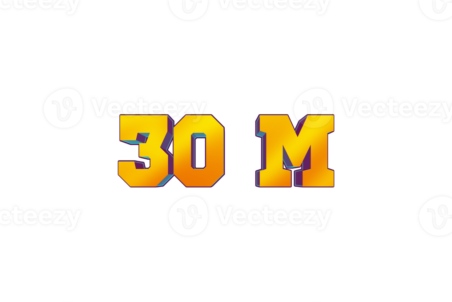 30 Million Subscribers Celebration Greeting Number With 3d Design 30-million-subscribers-celebration-greeting-number-with-3d-design