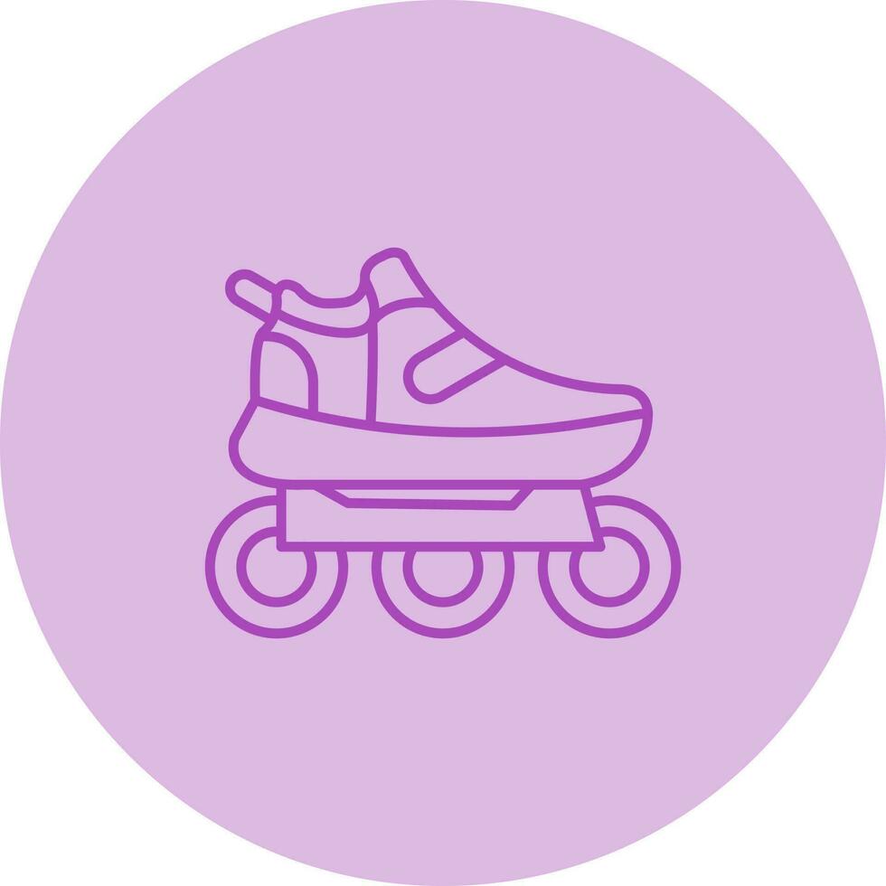 Roller Skates Vector Icon