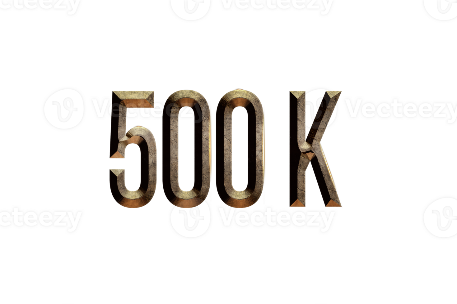 500 k subscribers celebration greeting Number with historical design png