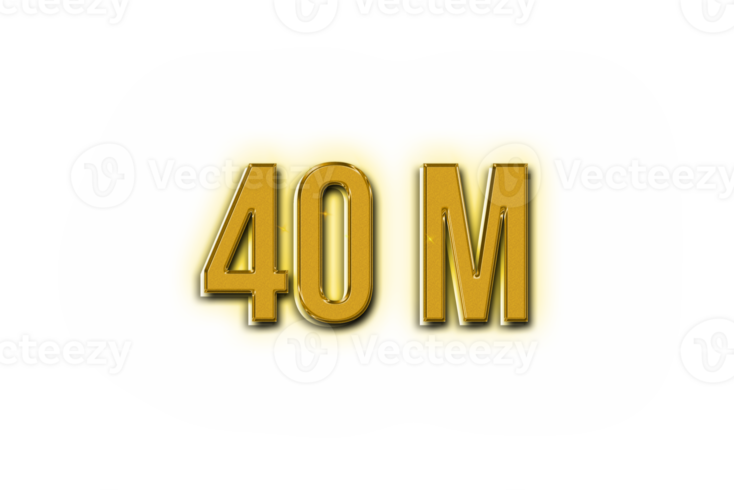 40 Million Subscribers Celebration Greeting Number With Golden Design 40-million-subscribers-celebration-greeting-number-with-golden-design