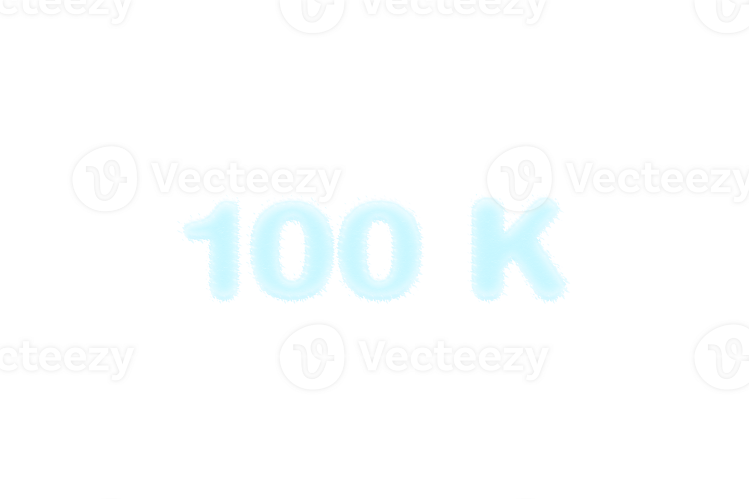 100 k subscribers celebration greeting Number with frozen design png