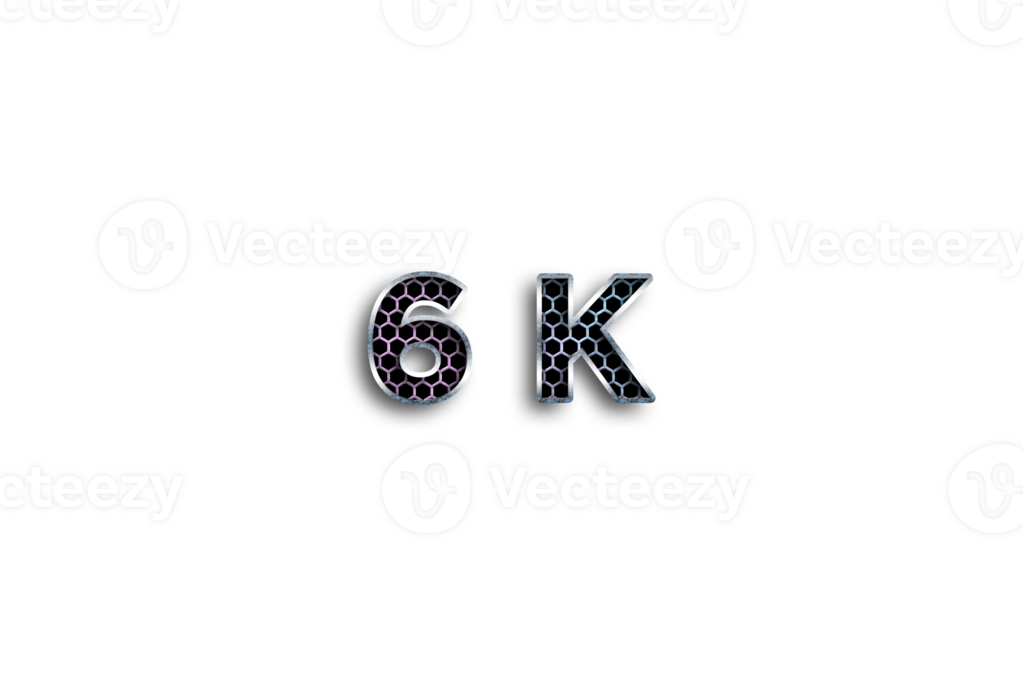 6 k subscribers celebration greeting Number with net design png