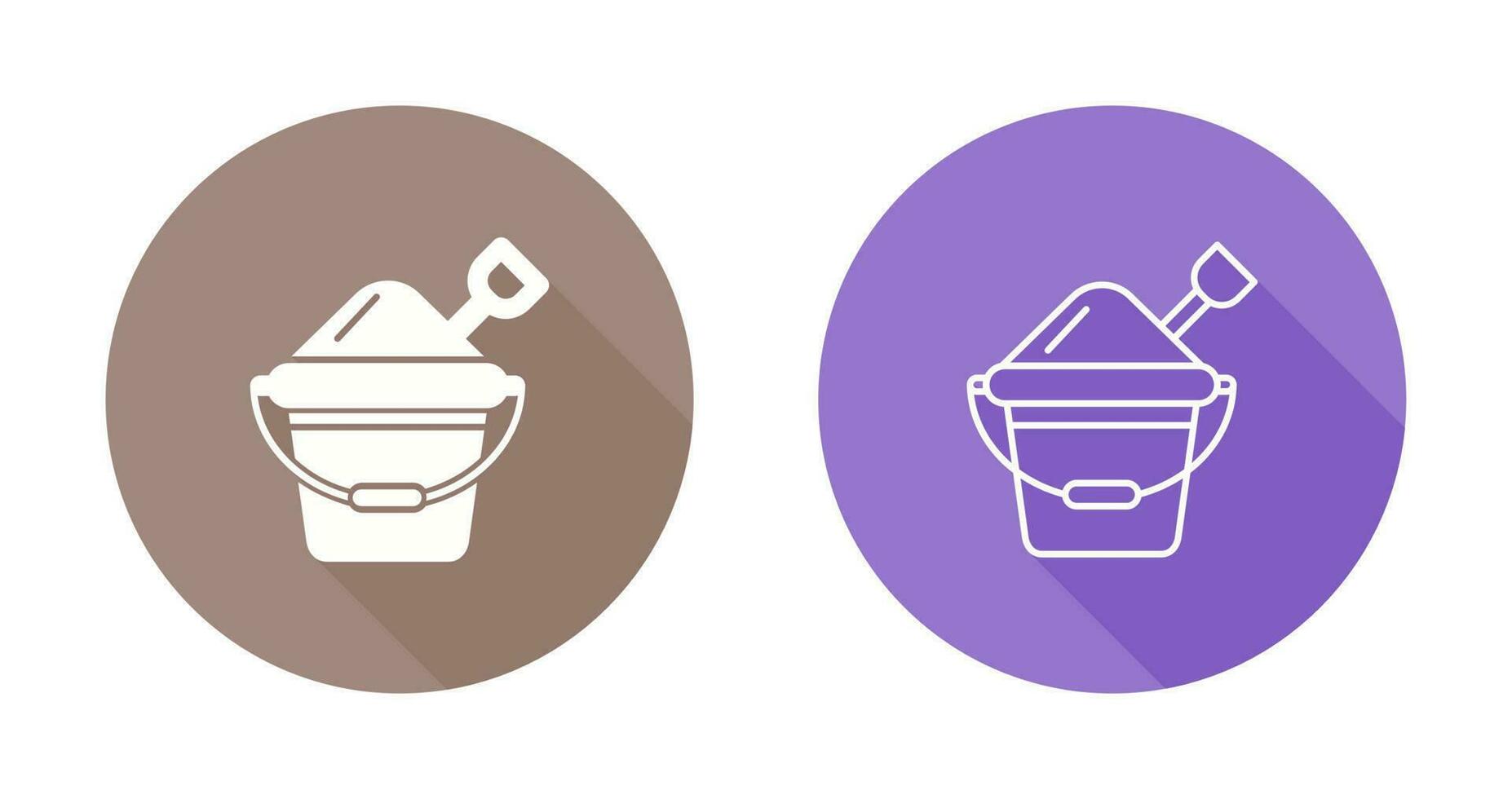 Sand Bucket Vector Icon