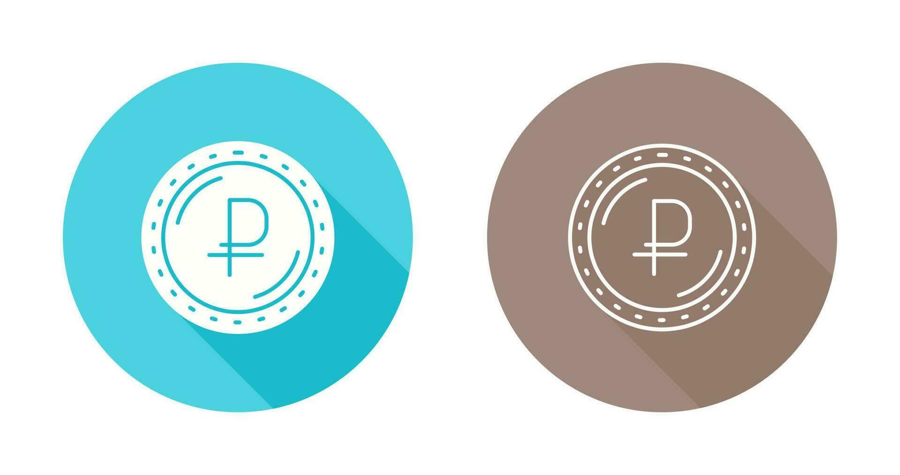 Ruble Currency Vector Icon