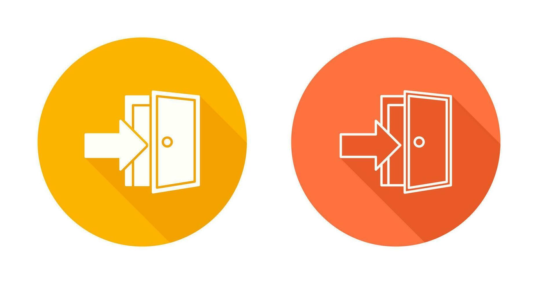 Exit Door Vector Icon
