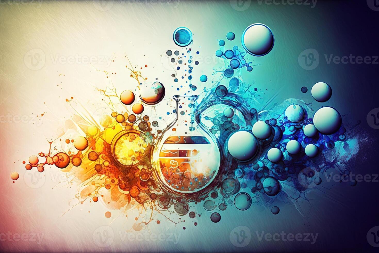 World Homeopathy Day abstract background illustration photo