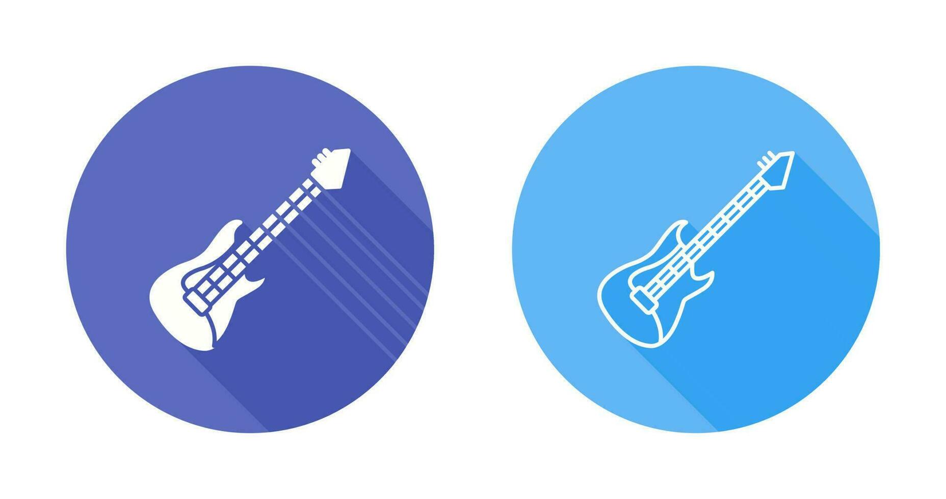 icono de vector de guitarra eléctrica