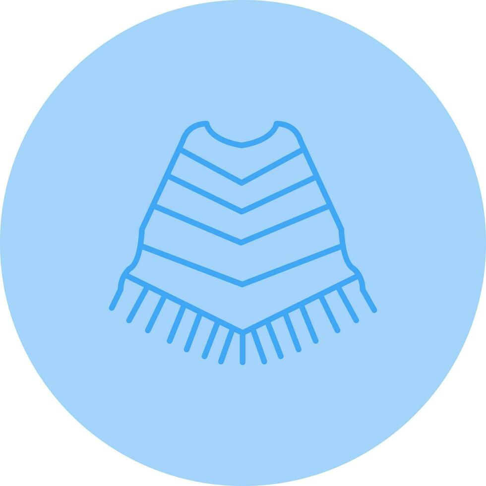 Poncho Vector Icon