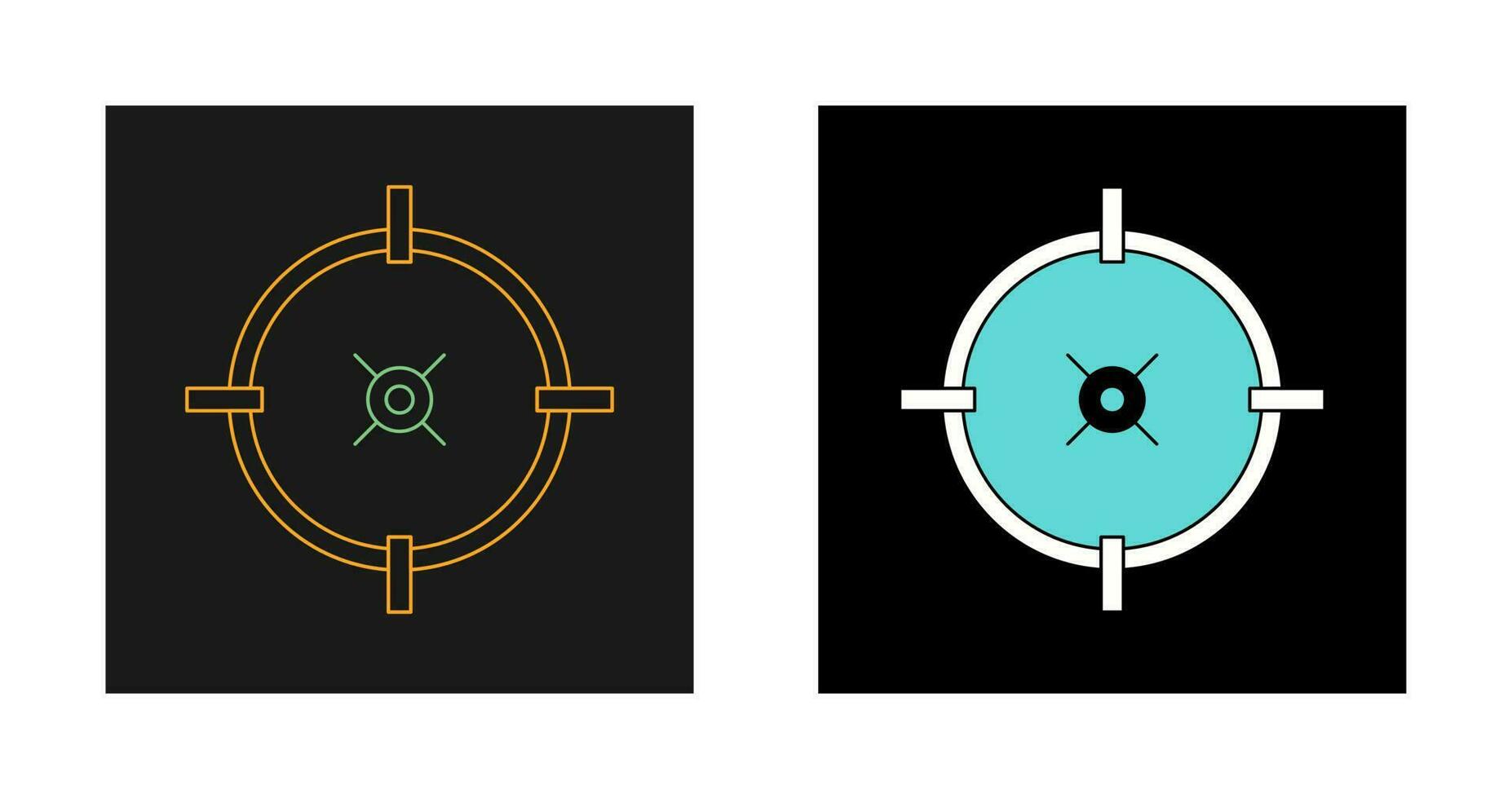 Target Location Vector Icon