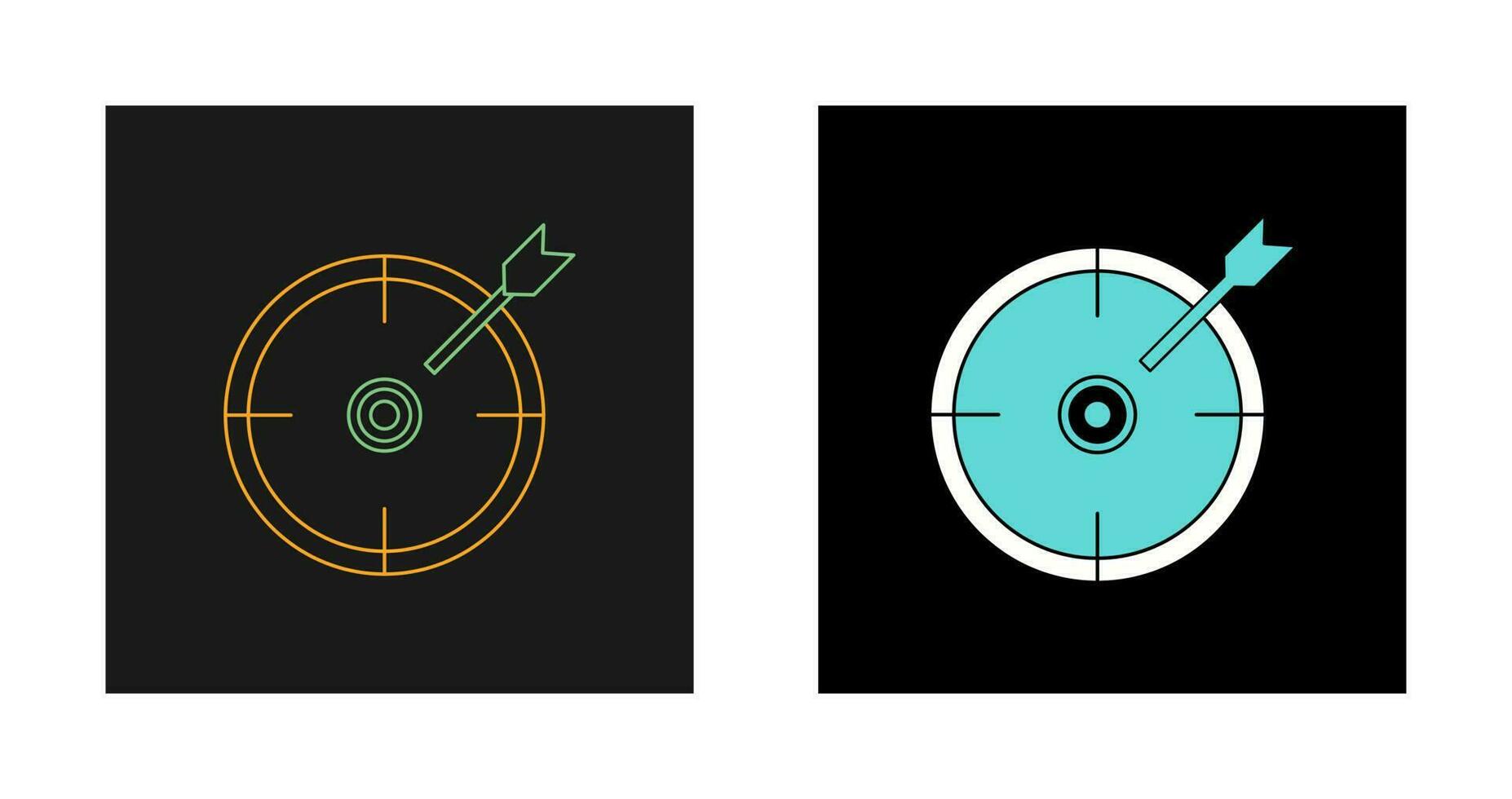 Target Location Vector Icon