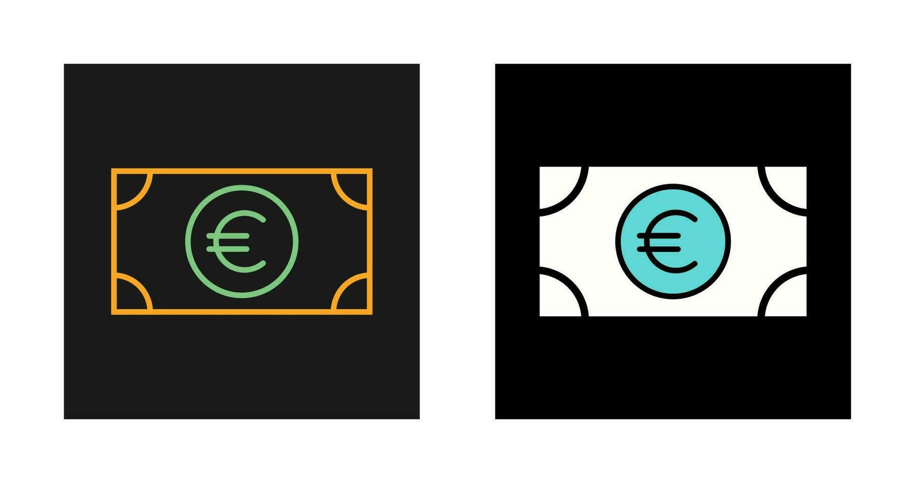 icono de vector de euro